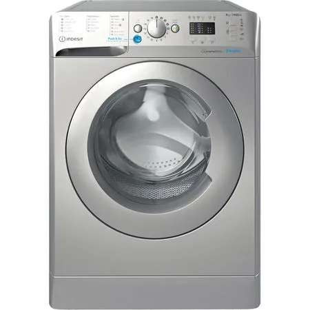 Indesit Freestanding front loading washing machine: 8,0kg - BWA 81485X S UK N