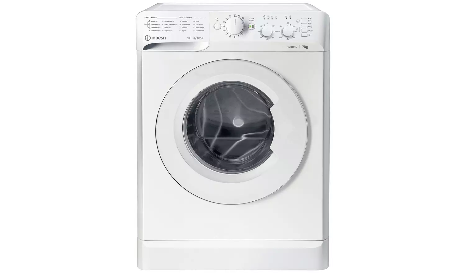 Indesit WASHING MACHINE 7KG - White - MTWC71252WUK