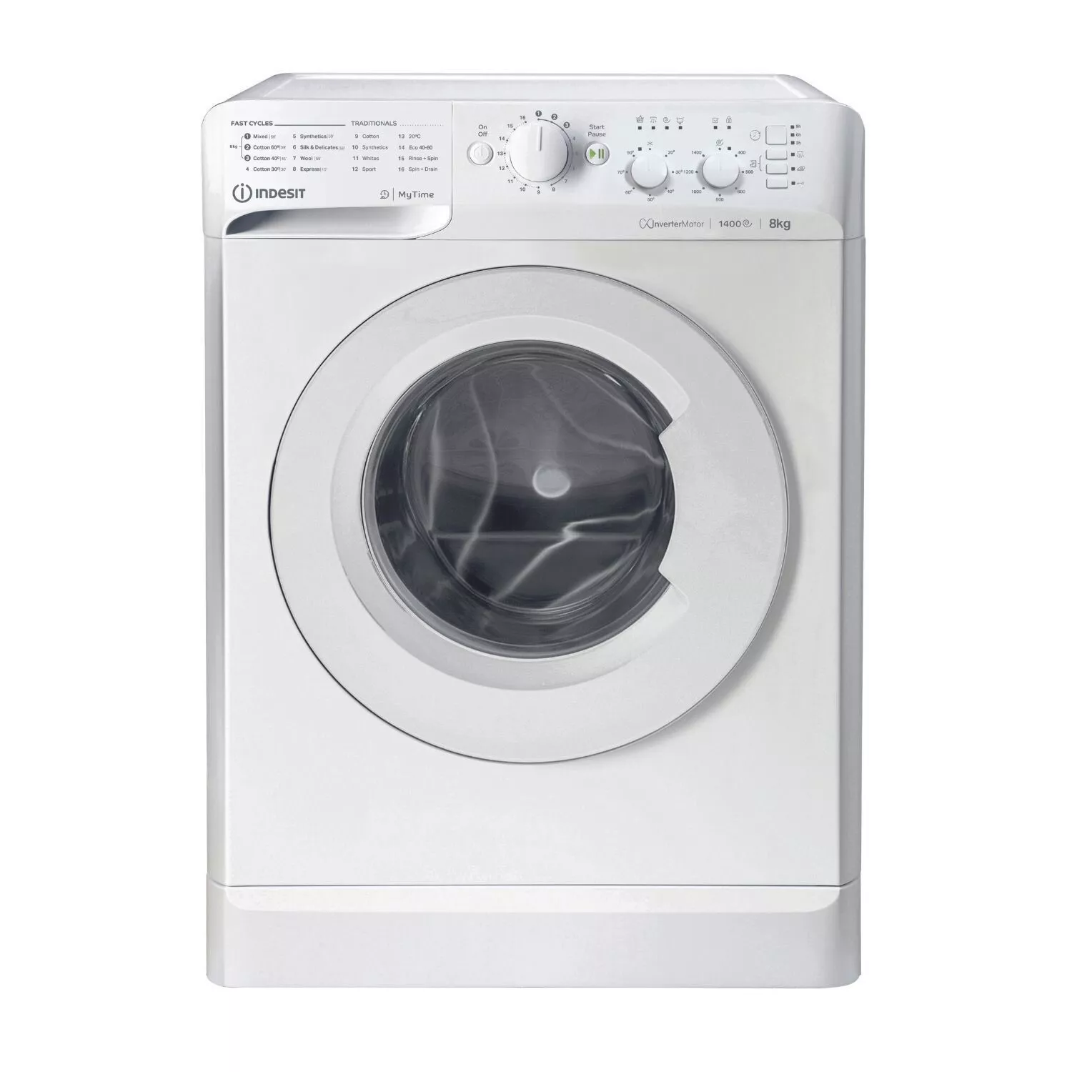 Indesit WASHING MACHINE 8KG - White - MTWC81495WUK