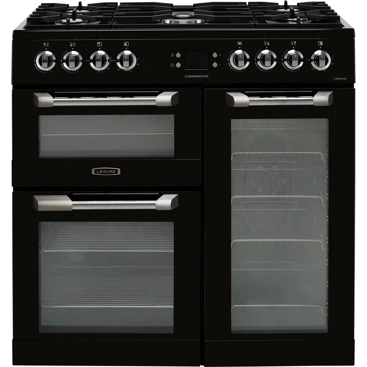 Leisure Cuisinemaster CS90F530K 90cm Dual Fuel Range Cooker - Black 