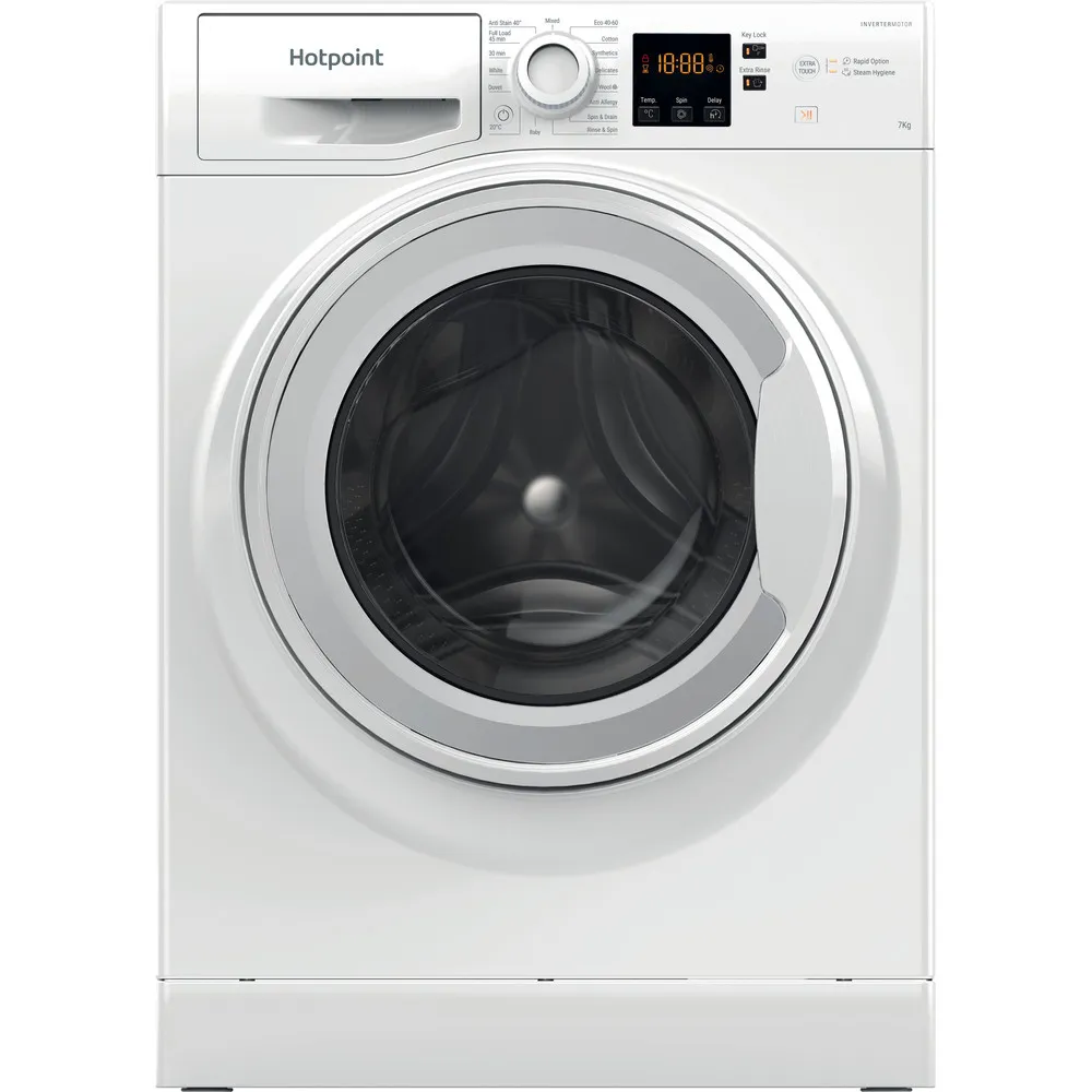 Hotpoint NSWF7469WUK AntiStain WASHING MACHINE 7KG - White - A