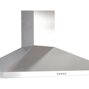 A Wall Mounted Prima 60cm Chimney Hood in Stainless Steel