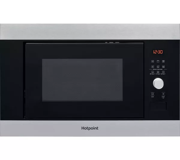 Hotpoint MF25G IX H built in Compact Microwave Oven - Inox