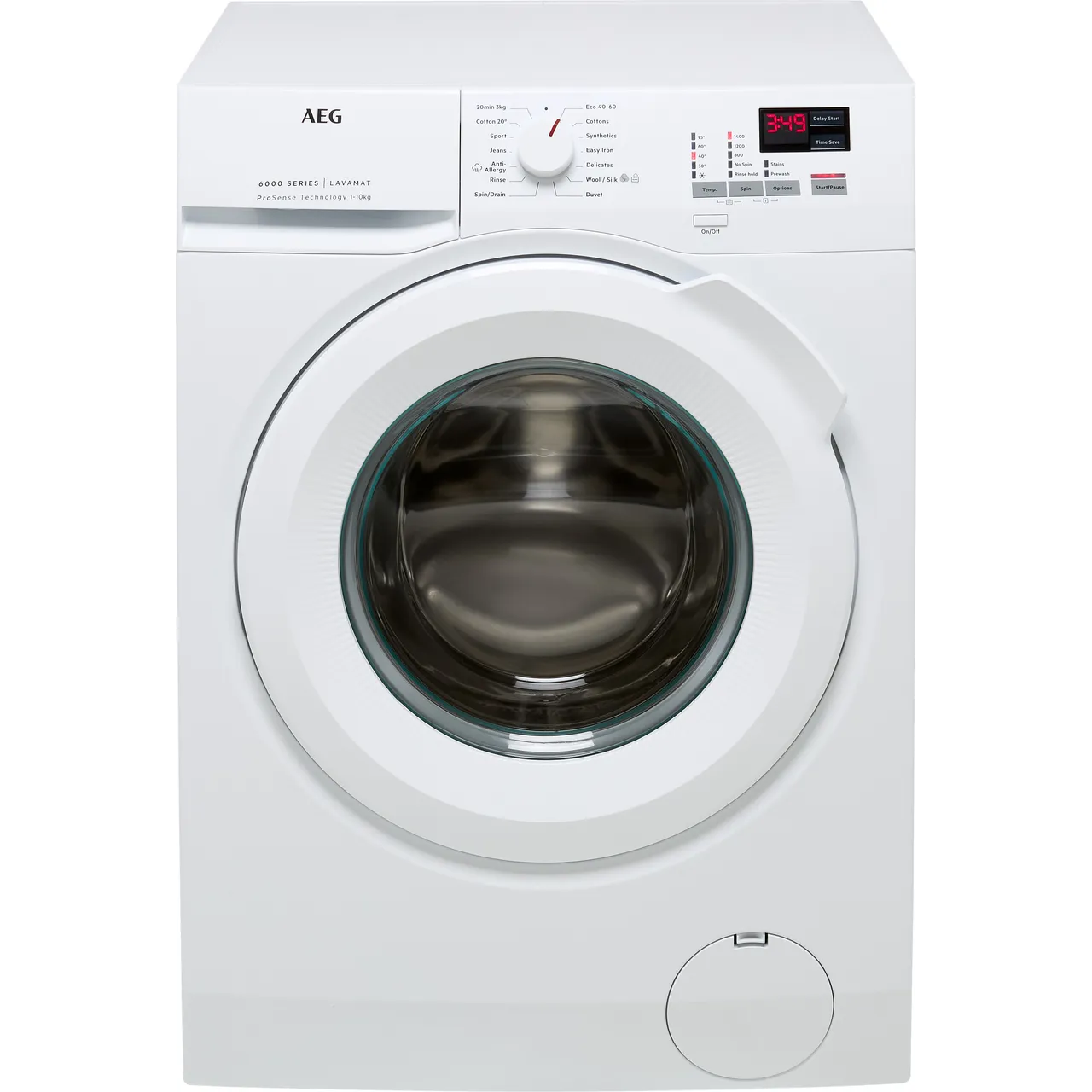 AEG ProSense® Technology 10kg Washing Machine with 1400 rpm - White - A Rated