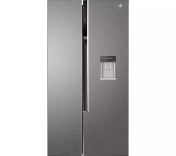 HOOVER HHSWD918F1XK American-Style Fridge Freezer - Stainless Steel