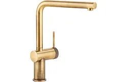 Abode Fraction Single Lever Mixer Tap - Antique Brass