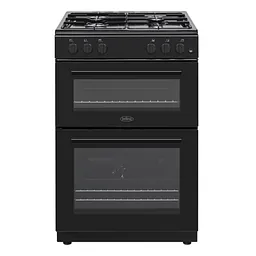 Belling 50cm Double Oven LPG Gas Cooker - Black