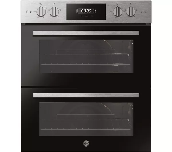 HOOVER HO7DC3B308IN Electric Built-under Double Oven - Stainless Steel & Black