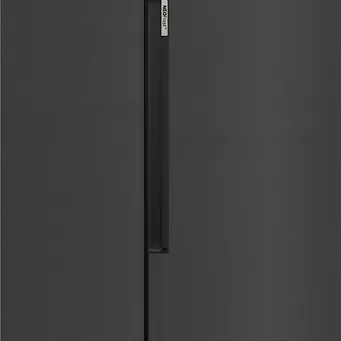 Beko Freestanding American Style Fridge Freezer - Black Steel ASL1442VPZ