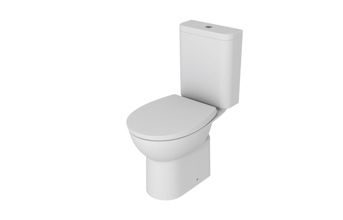 Emma Close Coupled Rimless WC & Soft Close Seat