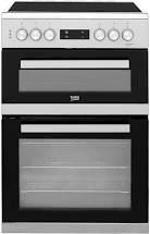 Beko Freestanding 60cm Double Oven Electric Cooker - KDC653S