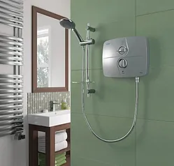 T90SR Pumped Electric Shower - Satin