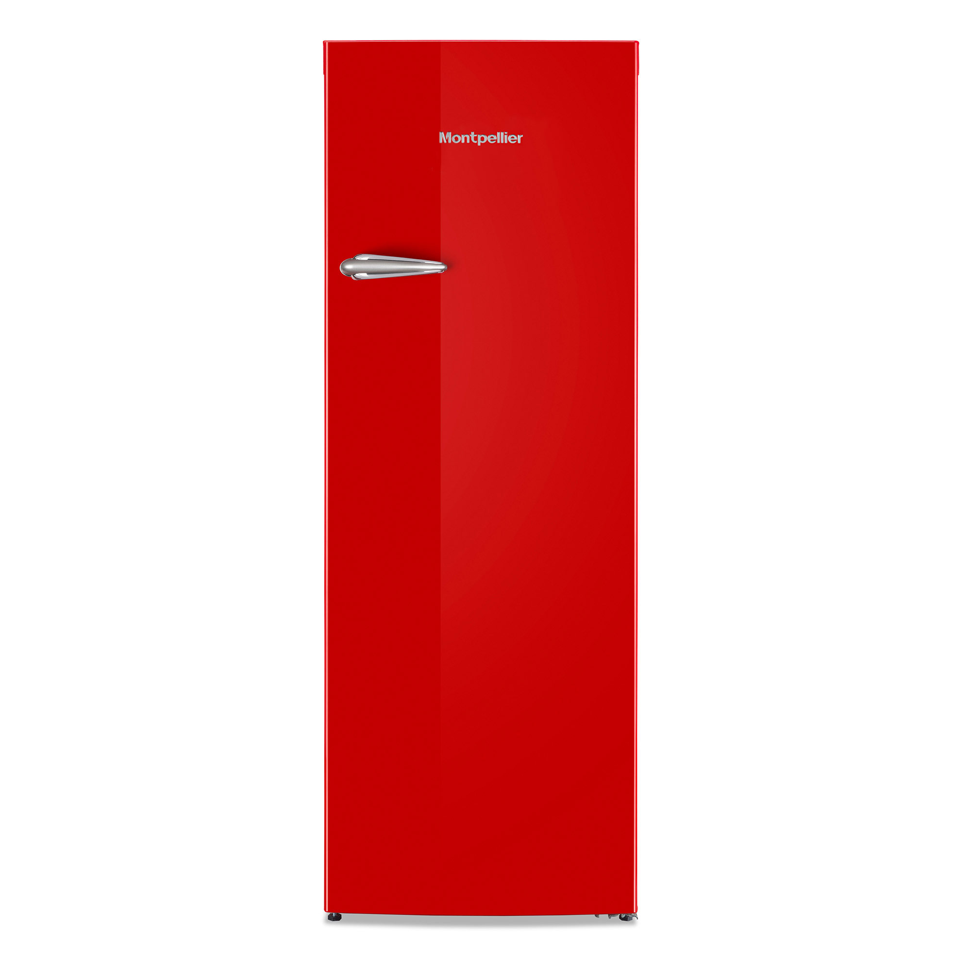  Montpellier MAB341R Retro Fridge with Icebox in Red