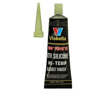 Visbella High Temperature Black Silicone Gasket Glue (85ml)