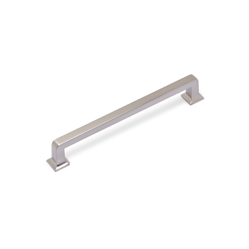 INES, D Handle, 160mm Centres, Brushed Nickel