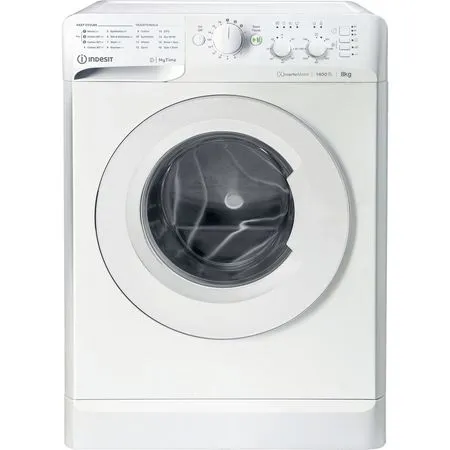 Indesit MyTime Washing Machine - White - 8kg - 1400rpm - B Rated - MTWC 81495 W UK