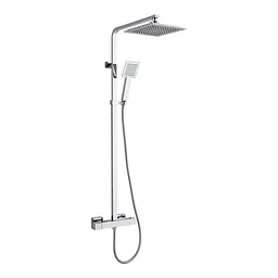 Menai Premium Chrome Square Shower Kit